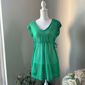 Prana Swim | Prana Elliot Cool Green Cover Up Dress Size S